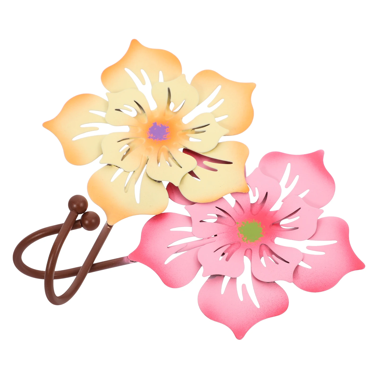 2 Pcs Iron Flower Hooks Decorative Wall Hangers for Hotel Entryway Garden Durable Hanging Key Easy Installation
2 Pcs Iron Flower Hooks Decorative Wall Hangers for Hotel Entryway Garden Durable Hanging Key Easy Installation