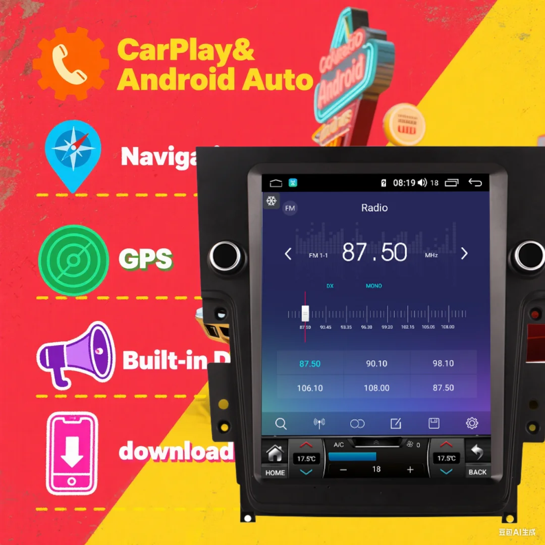 12.1 inch Touch Screen Multimedia For Lincoln Navigator 2014 2015 2016 2017 Carplay Car GPS Navigation Android Radio Bluetooth P
12.1 inch Touch Screen Multimedia For Lincoln Navigator 2014 2015 2016 2017 Carplay Car GPS Navigation Android Radio Bluetooth P