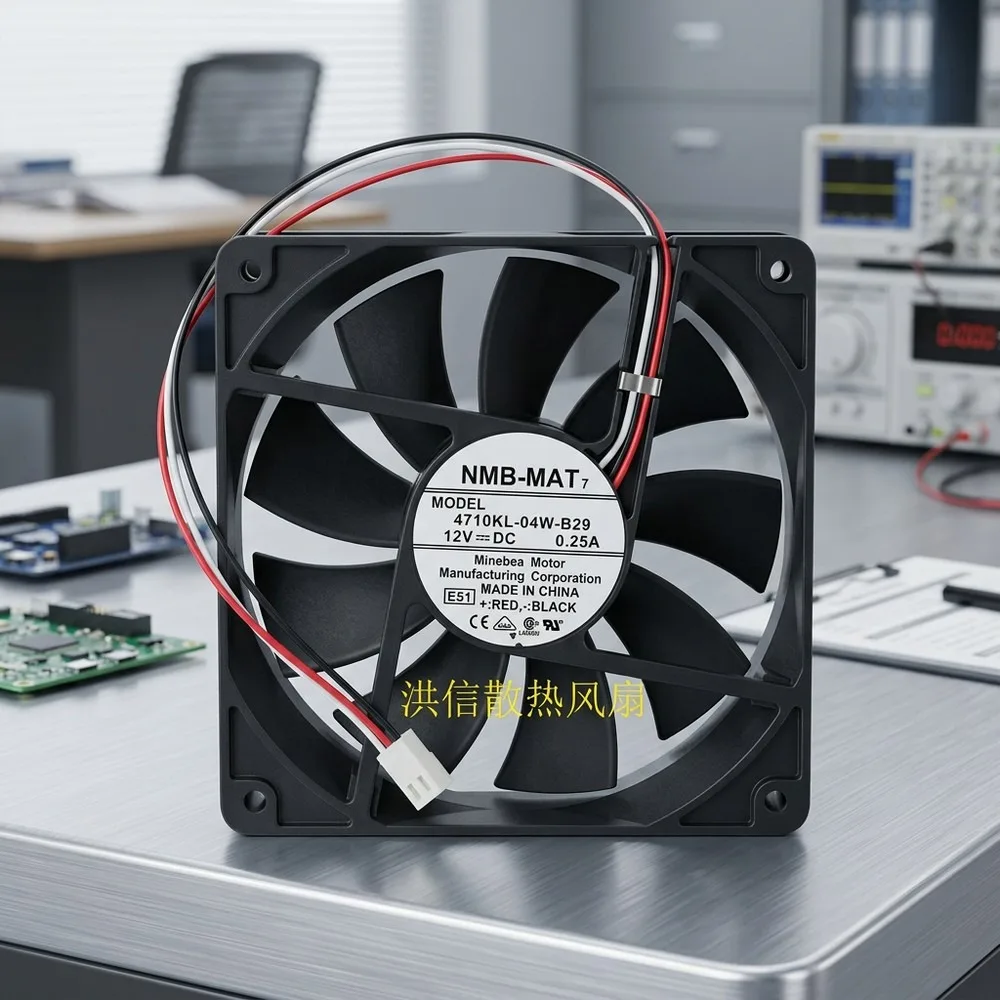 For 1pcs Original NMB 4710KL-04W-B29 DC12V 0.25A 12025 12CM Chassis Cooling Fan
For 1pcs Original NMB 4710KL-04W-B29 DC12V 0.25A 12025 12CM Chassis Cooling Fan