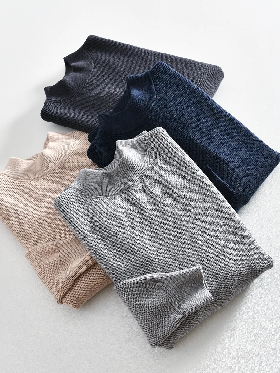 Fashionable Casual Knitted Sweater Half High Collar Pure Color Men's Autumn Winter New Style Straight Tube Youth Spring Autumn
Fashionable Casual Knitted Sweater Half High Collar Pure Color Men's Autumn Winter New Style Straight Tube Youth Spring Autumn