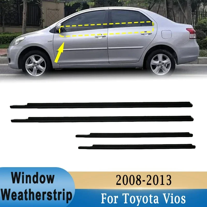 4 шт., Уплотнители для окон Toyota Vios 2008-2013, черные резиновые ленты 68160-0D090 68210-0D090
4 шт., Уплотнители для окон Toyota Vios 2008-2013, черные резиновые ленты 68160-0D090 68210-0D090