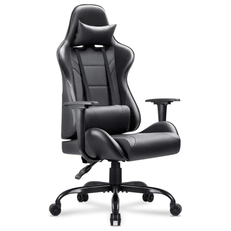 Gaming Chair Computer Office High Back Leather Gamer Desk Chair Ergonomic Adjustable Swivel Racing Chair with Headrest
Gaming Chair Computer Office High Back Leather Gamer Desk Chair Ergonomic Adjustable Swivel Racing Chair with Headrest