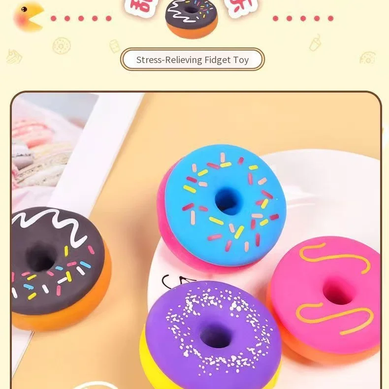 Internet Red TPR Donut Pinch Music Toys Environmentally Friendly Food Play Decompression Vigor Fun Toys Bazaar Toys
Internet Red TPR Donut Pinch Music Toys Environmentally Friendly Food Play Decompression Vigor Fun Toys Bazaar Toys