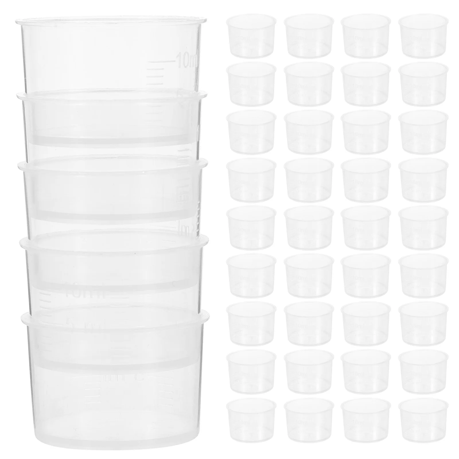100pcs Plastic Measuring Cup Clear Scale Cups Reusable Lab Kitchen Tools Transparent Epoxy Resin Measuring
100pcs Plastic Measuring Cup Clear Scale Cups Reusable Lab Kitchen Tools Transparent Epoxy Resin Measuring