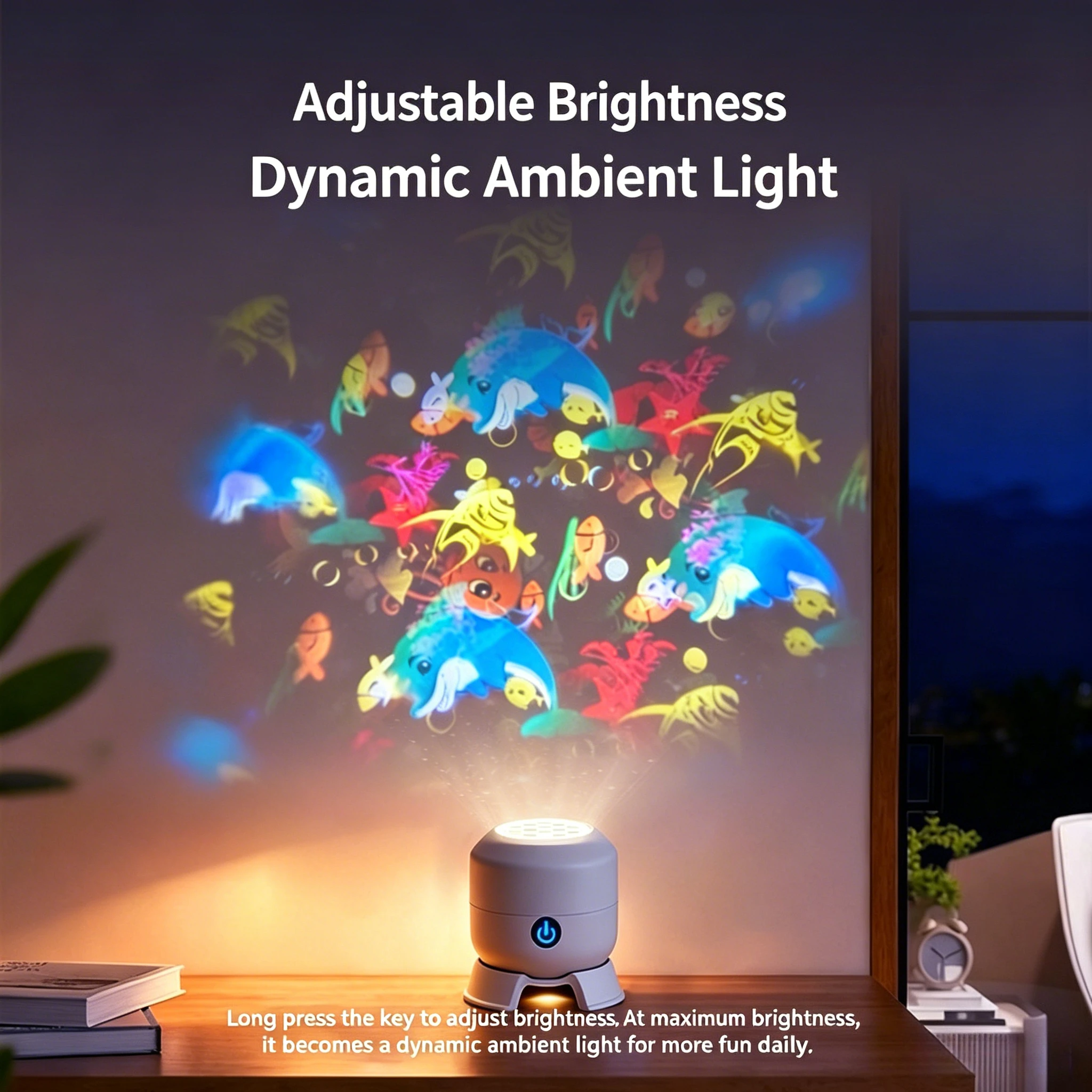 1Pc LED Starry Ocean Projector Light, 360° Rotating Dynamic Projection Night Light USB Plug-in Ambient Lamp, Decorative Lighting
1Pc LED Starry Ocean Projector Light, 360° Rotating Dynamic Projection Night Light USB Plug-in Ambient Lamp, Decorative Lighting