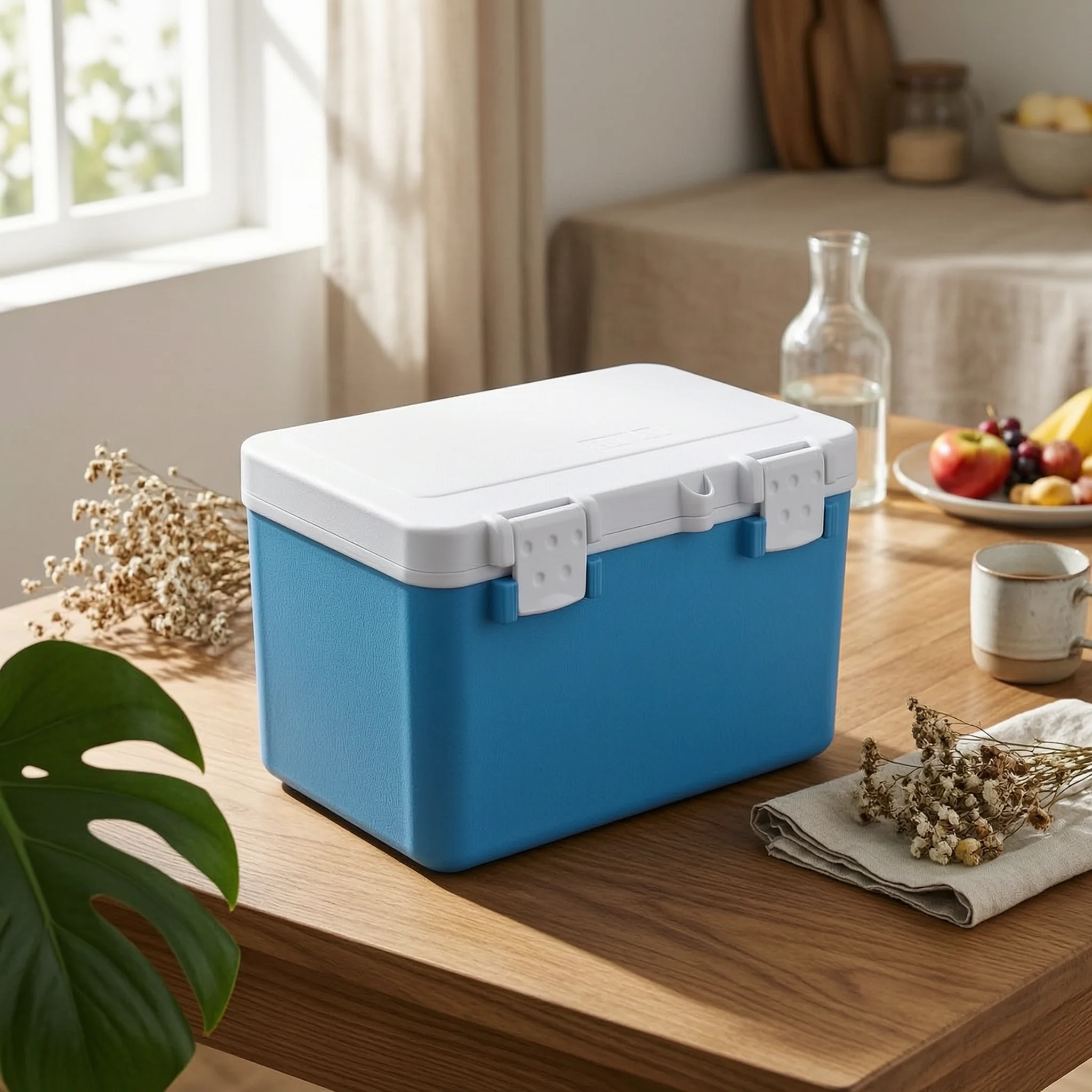 Insulated Cooler Box EPS Insulation Hard-Sided Cooler Portable Ice Chest Hinged Lid Travel Gear Carry Handle
Insulated Cooler Box EPS Insulation Hard-Sided Cooler Portable Ice Chest Hinged Lid Travel Gear Carry Handle
