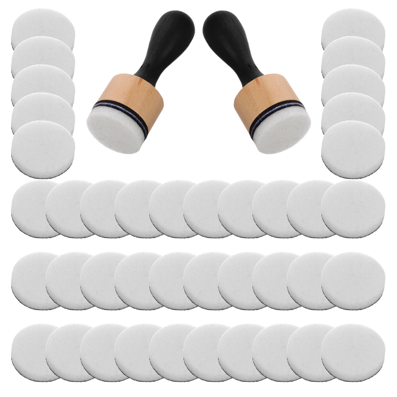 2pcs Ink Blending Tools for Painting and Drawing Mini Ink Applicator Tools with Wooden Handle Round Sponges for Scrapbooking and
2pcs Ink Blending Tools for Painting and Drawing Mini Ink Applicator Tools with Wooden Handle Round Sponges for Scrapbooking and