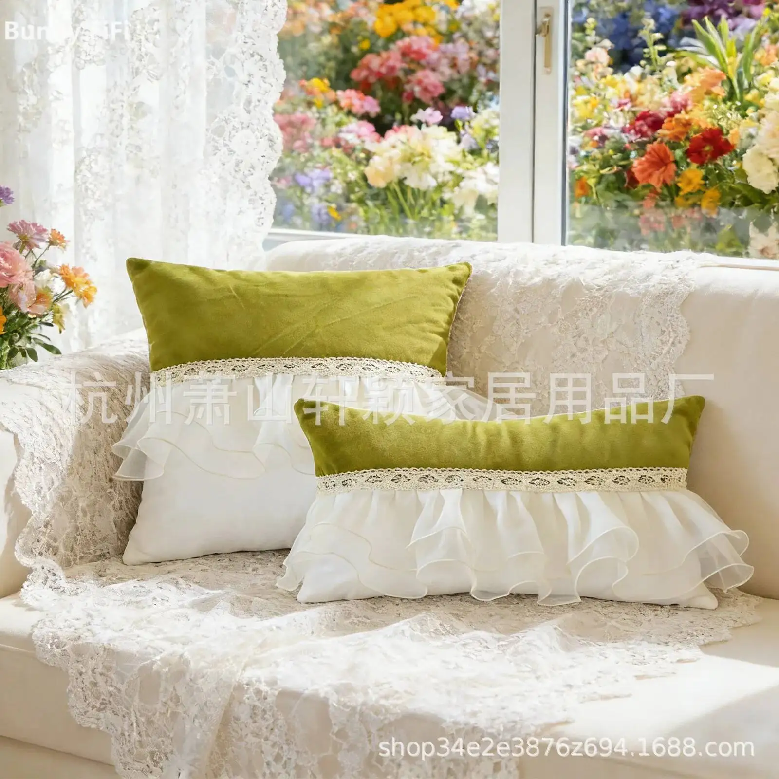 Green Shams Shabby Chic Decorative Pillow Cases With Lace Ruffles Luxury Elegant Vintage Cushion Covers For Sofa Bed Home Decor
Green Shams Shabby Chic Decorative Pillow Cases With Lace Ruffles Luxury Elegant Vintage Cushion Covers For Sofa Bed Home Decor