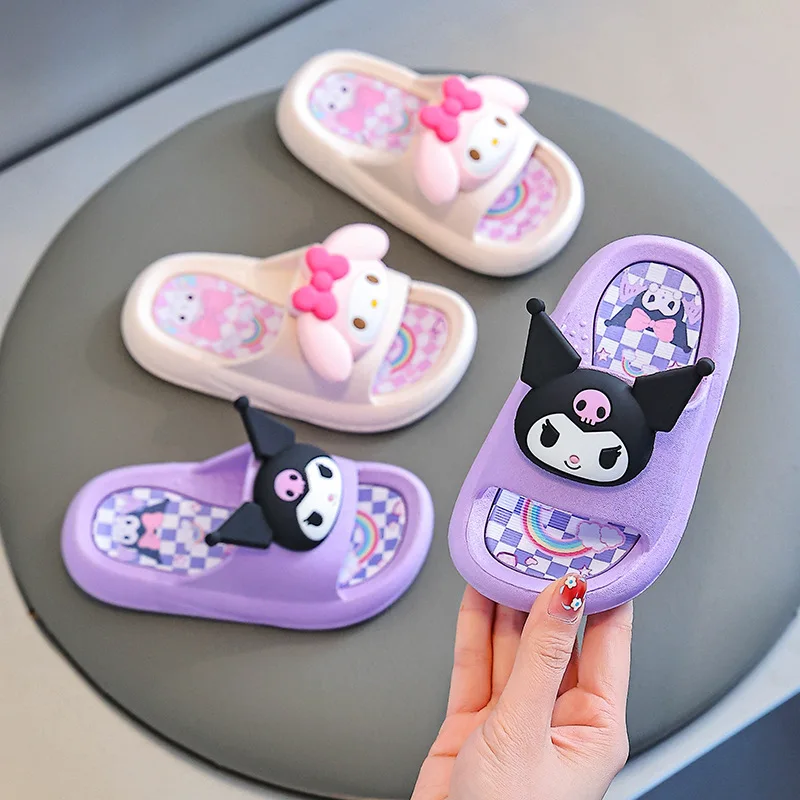 Sanrio Hello Kitty Slippers Summer Home Indoor Bathroom Anti-Slip Slippers Cute Kuromi Cinnamoroll Outdoor Stylish Sandals Gifts
Sanrio Hello Kitty Slippers Summer Home Indoor Bathroom Anti-Slip Slippers Cute Kuromi Cinnamoroll Outdoor Stylish Sandals Gifts