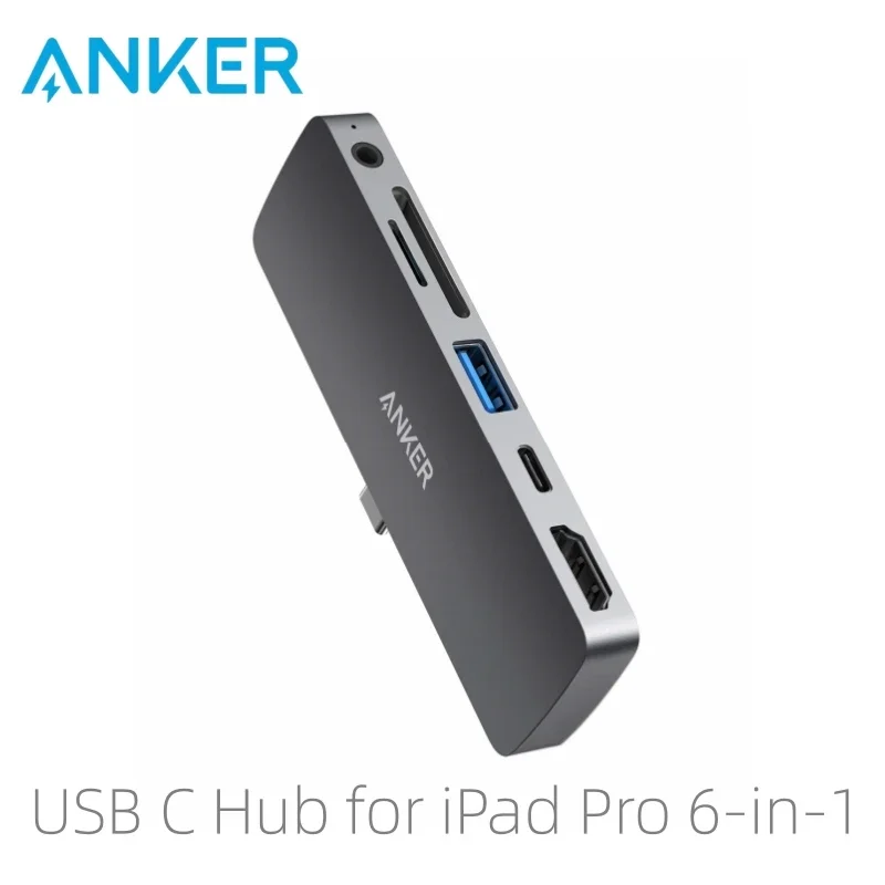 Anker USB C Hub for iPad Pro, PowerExpand Direct 6-in-1 Adapter, with 60W Power Delivery, 4K HDMI, Audio, USB 3.0, SD and microS
Anker USB C Hub for iPad Pro, PowerExpand Direct 6-in-1 Adapter, with 60W Power Delivery, 4K HDMI, Audio, USB 3.0, SD and microS