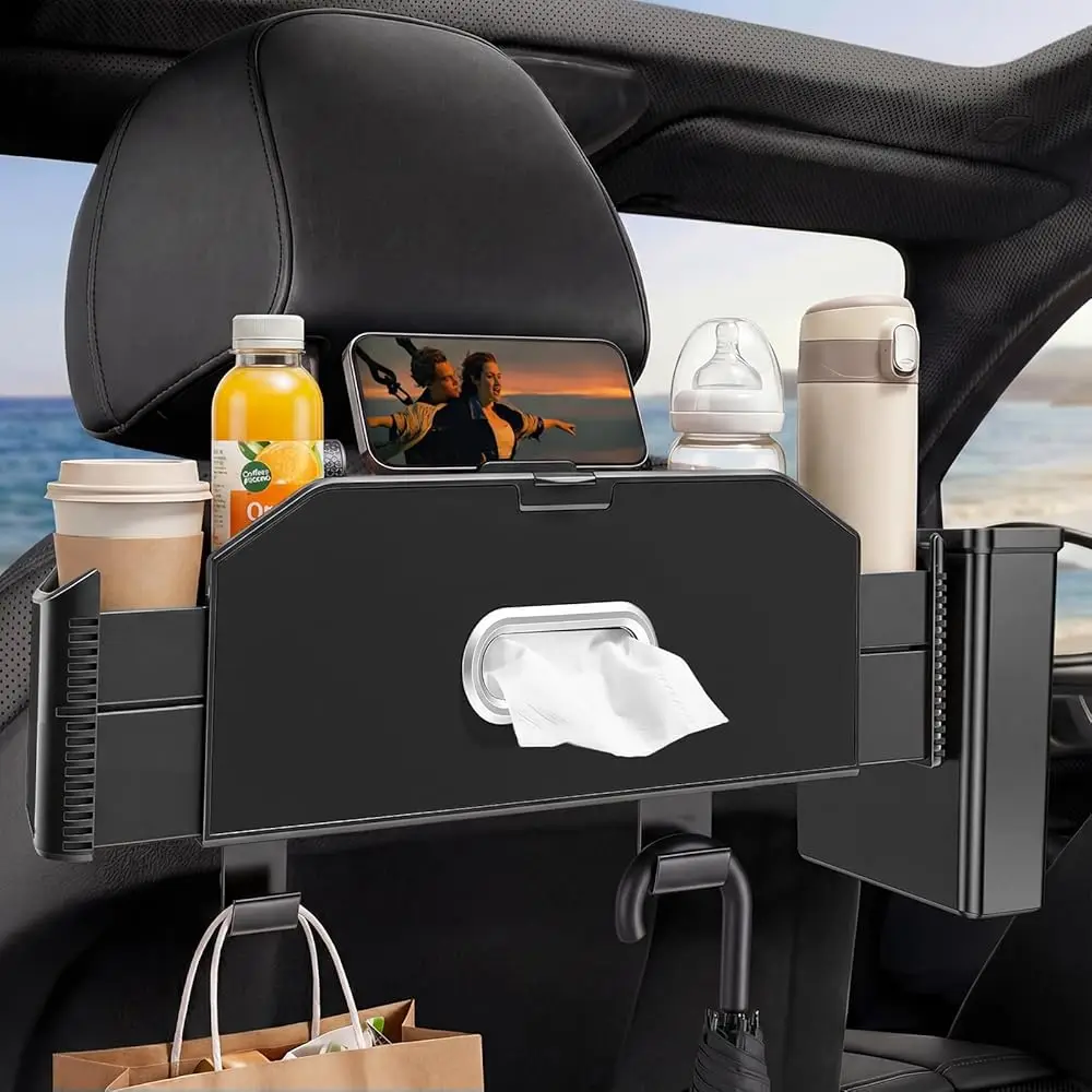 Free Shipping 5-in-1 Car Back Seat Organizer and Storage with Extendable Cup Holder, Tissue Holder, Phone Holder, Hanging Hooks,
Free Shipping 5-in-1 Car Back Seat Organizer and Storage with Extendable Cup Holder, Tissue Holder, Phone Holder, Hanging Hooks,