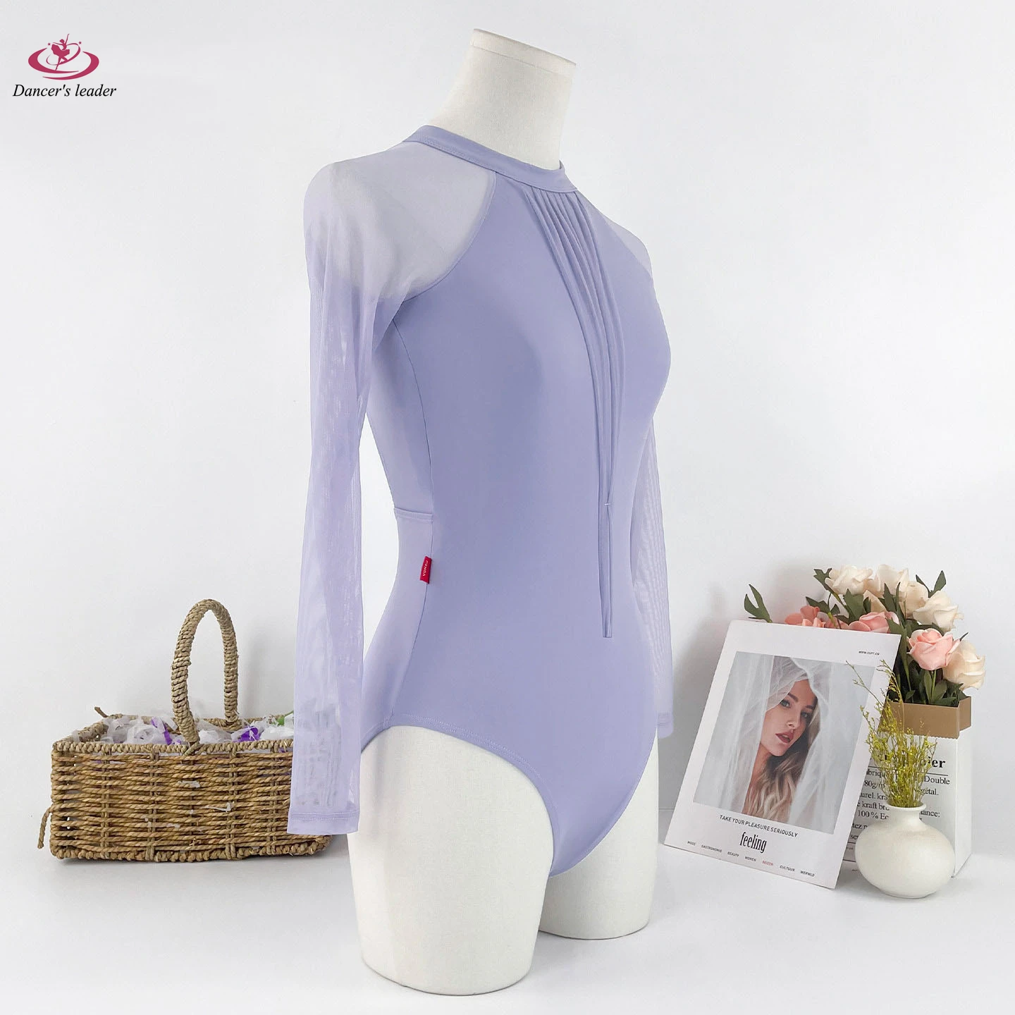 Ballet Jumpsuit, Women's Pleated Mesh Splicing Practice Suit, Dance Student Training Suit, Body Suit
Ballet Jumpsuit, Women's Pleated Mesh Splicing Practice Suit, Dance Student Training Suit, Body Suit