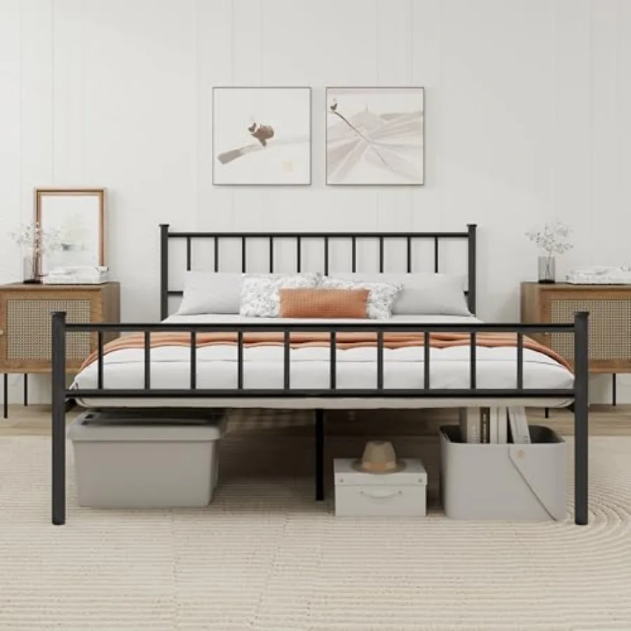 Metal Platform Bed Frame with Headboard Sturdy Steel Slats Support No Box Spring Needed Easy Assembly
Metal Platform Bed Frame with Headboard Sturdy Steel Slats Support No Box Spring Needed Easy Assembly
