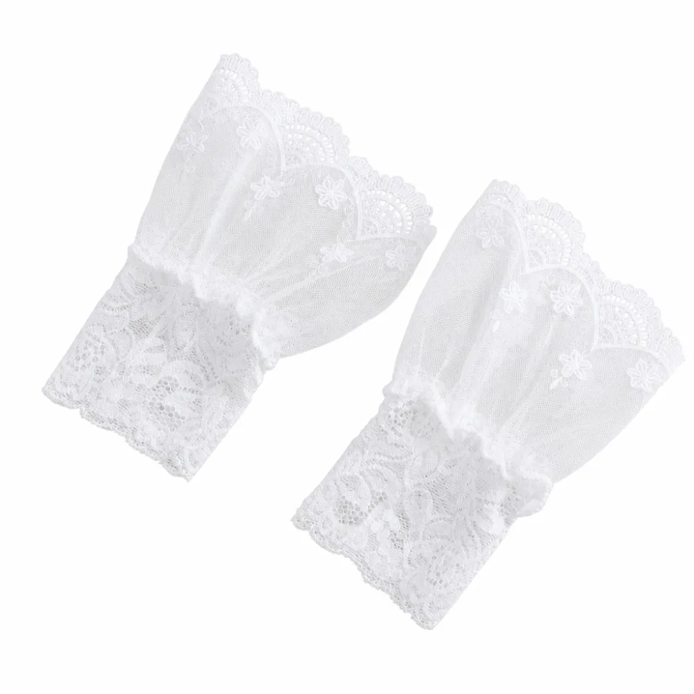 Ruffles Pleated Detachable Cuffs Chiffon White Lace Fake Sleeves Cuff Hand Wrist Cuffs Ruched False Cuffs Wedding Decor
Ruffles Pleated Detachable Cuffs Chiffon White Lace Fake Sleeves Cuff Hand Wrist Cuffs Ruched False Cuffs Wedding Decor