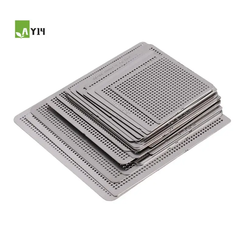AY14 -27Pcs Universal Direct BGA Heating Stencil Reballing Support Stencil Holder Template Heated Fixture For SMT SMD Chips
AY14 -27Pcs Universal Direct BGA Heating Stencil Reballing Support Stencil Holder Template Heated Fixture For SMT SMD Chips