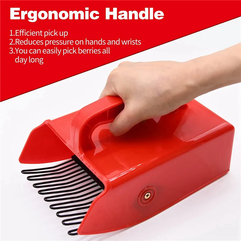 N04R 2X Berry Picker, Berry Pickers And Rakes With Metallic Comb And Ergonomic Handle For Easier Berry Picking, Blueberry
N04R 2X Berry Picker, Berry Pickers And Rakes With Metallic Comb And Ergonomic Handle For Easier Berry Picking, Blueberry