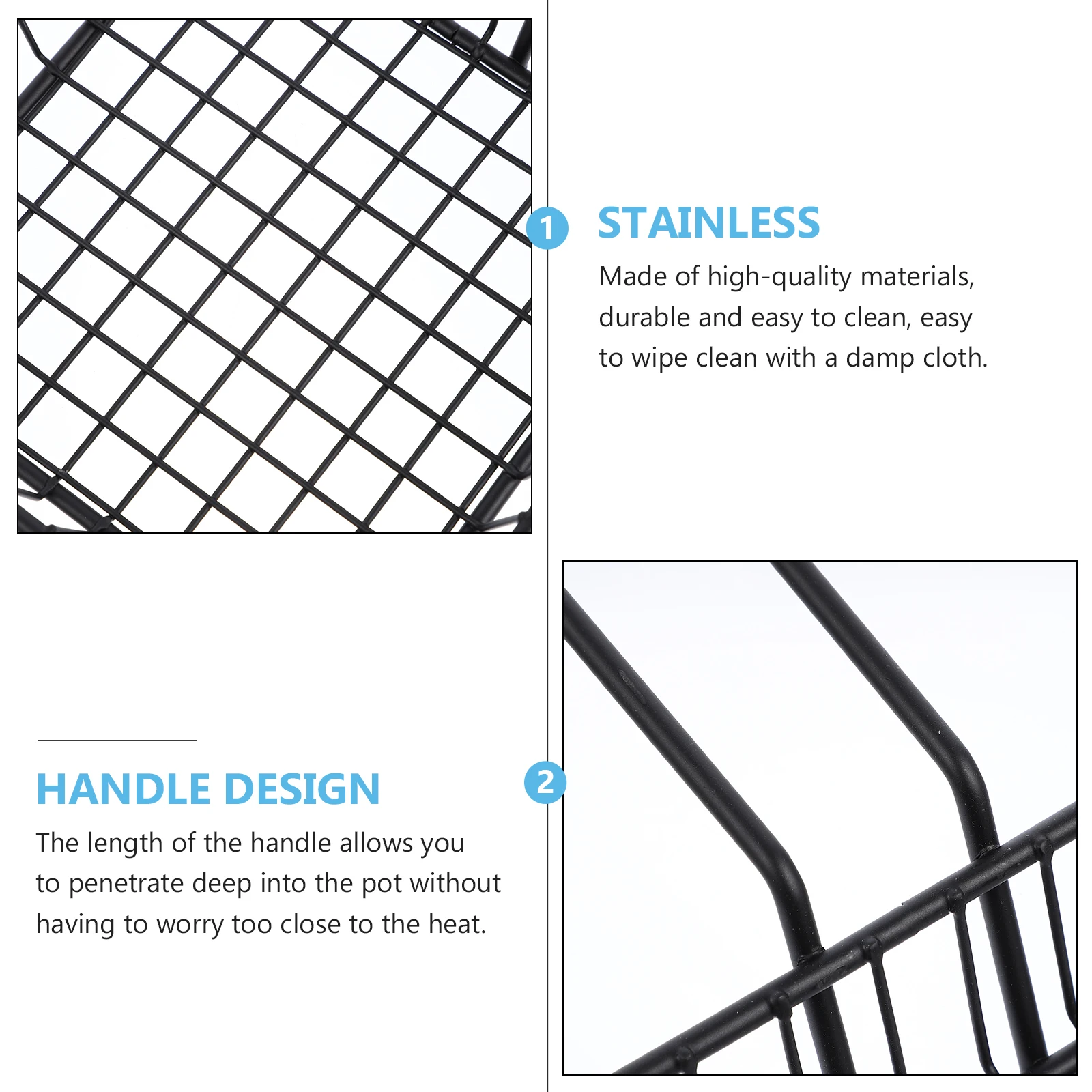 French Fries Basket High Quality Iron Frying Basket Snack Holder for Home Party Outdoor Food Display Wire Stand 
French Fries Basket High Quality Iron Frying Basket Snack Holder for Home Party Outdoor Food Display Wire Stand