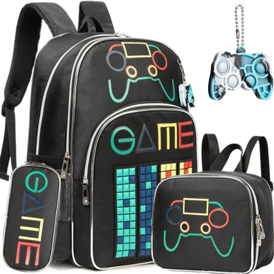 Backpacks for Boys School Backpack with Lunch Box for Elementary Student Travel BookBag for Boys Ages 6-8 Years Old
Backpacks for Boys School Backpack with Lunch Box for Elementary Student Travel BookBag for Boys Ages 6-8 Years Old