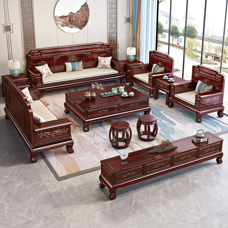 New Chinese-style solid wood sofa rosewood modern classical mahogany winter and summer dual-purpose apartment
New Chinese-style solid wood sofa rosewood modern classical mahogany winter and summer dual-purpose apartment