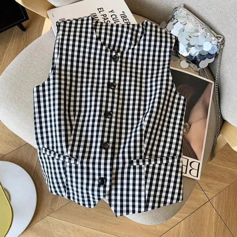 Жилет с завязкой на талии, блузка, летний наряд в стиле ретро, однобортный, тонкий
Жилет с завязкой на талии, блузка, летний наряд в стиле ретро, однобортный, тонкий