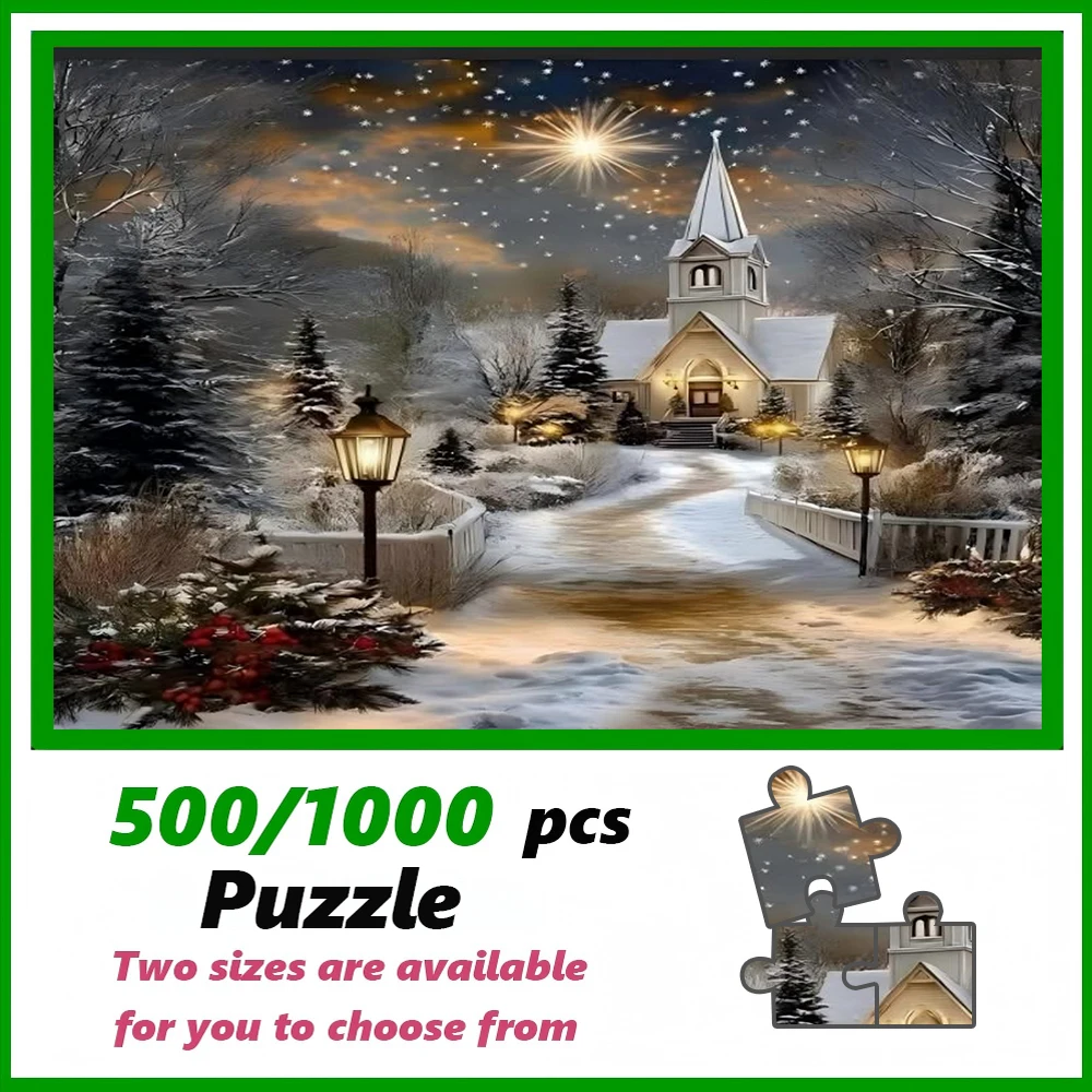 A high-quality 500/1000-piece puzzle, perfect for adults, is a fun family game that helps relieve stress and is great fo
A high-quality 500/1000-piece puzzle, perfect for adults, is a fun family game that helps relieve stress and is great fo