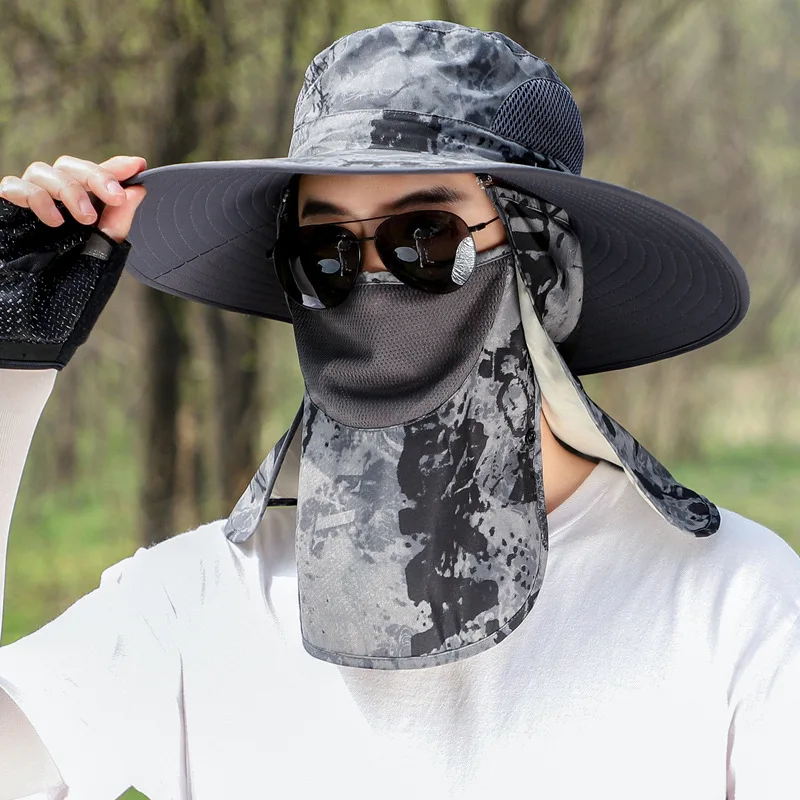 60-65cm Big Face Significantly Thin Big Head Around The Hat fisherman's Cap Plus Size Size Wide Brim Male Sun Hats Cover Facek
60-65cm Big Face Significantly Thin Big Head Around The Hat fisherman's Cap Plus Size Size Wide Brim Male Sun Hats Cover Facek