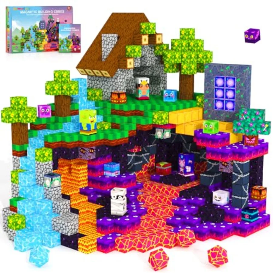 Magnetic Blocks Games Building Toys for 3-16 Year Old Boys Girls, Toddler Magnetic Cubes Tiles Sensory Montessori Education Lea
Magnetic Blocks Games Building Toys for 3-16 Year Old Boys Girls, Toddler Magnetic Cubes Tiles Sensory Montessori Education Lea