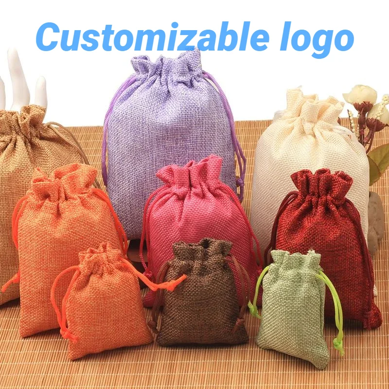 100/50pcs Burlap Drawstring Gift Bags Burlap Packing Bags Jewelry Travel Storage Bags Wedding Christmas Jewelry Dust Storage Bag
100/50pcs Burlap Drawstring Gift Bags Burlap Packing Bags Jewelry Travel Storage Bags Wedding Christmas Jewelry Dust Storage Bag