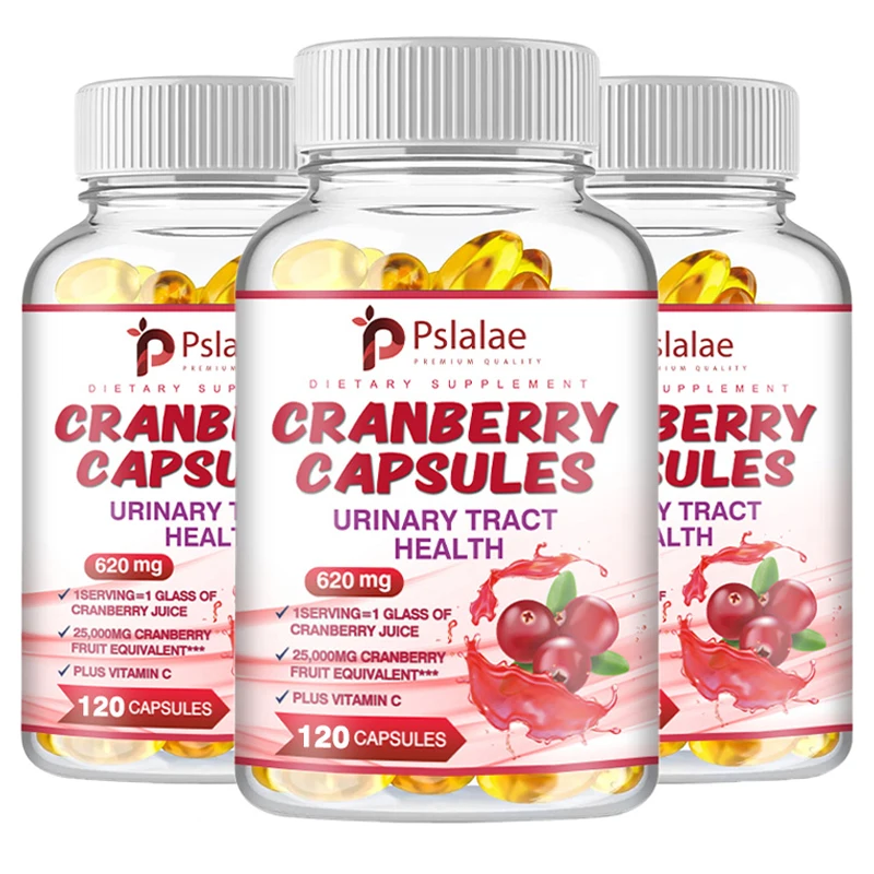 Cranberry Capsules - Supports Urinary System Health, Bladder Irrigation, Potent Antioxidant
Cranberry Capsules - Supports Urinary System Health, Bladder Irrigation, Potent Antioxidant
