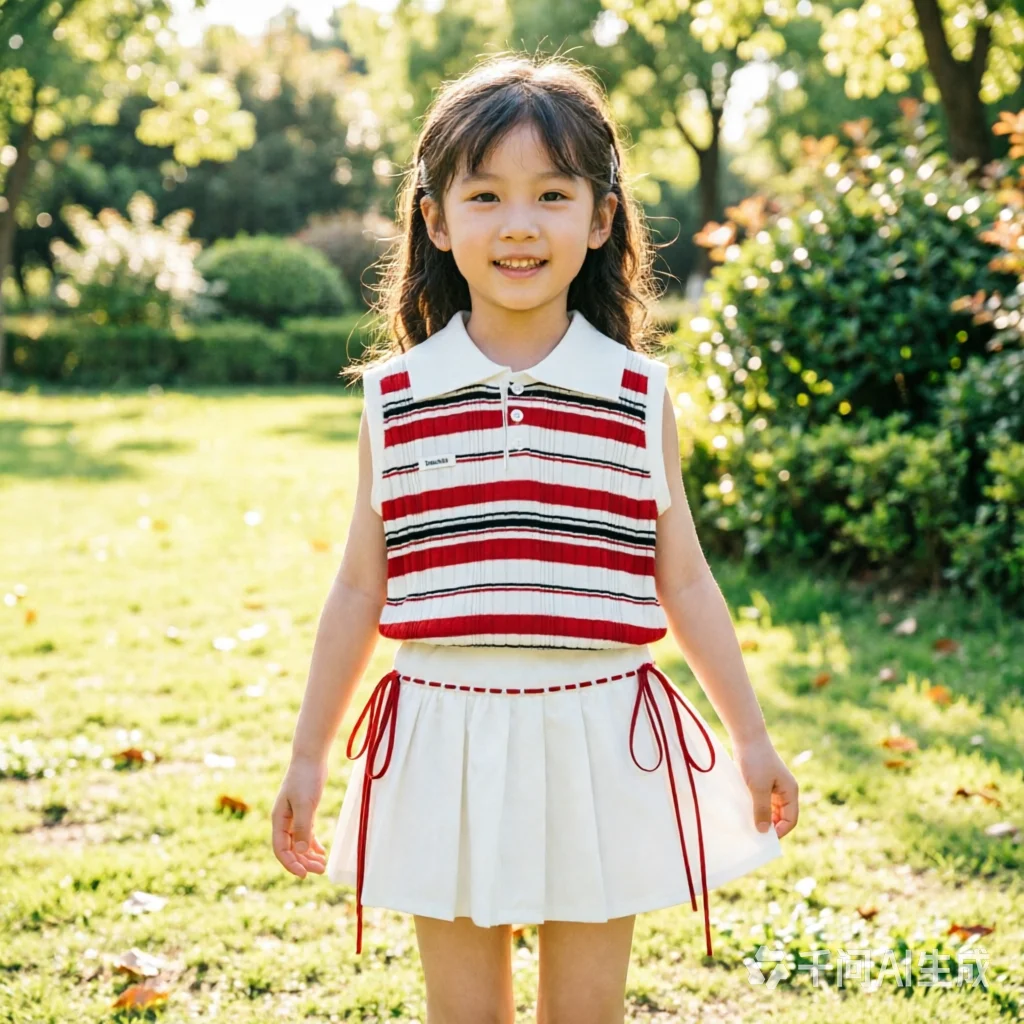 Girls' Clothing Set Summer New Children's Polo Collar Striped T-shirt+Flower Bud Skirt Pants College Style Two Piece Set
Girls' Clothing Set Summer New Children's Polo Collar Striped T-shirt+Flower Bud Skirt Pants College Style Two Piece Set