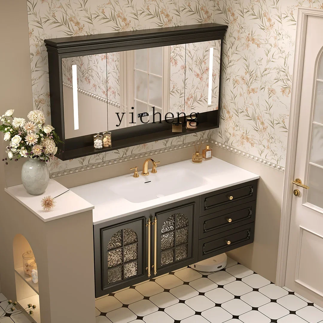 ys-13 Bathroom Cabinet Set Washroom Sink Seamless Stone Basin Washbasin
ys-13 Bathroom Cabinet Set Washroom Sink Seamless Stone Basin Washbasin