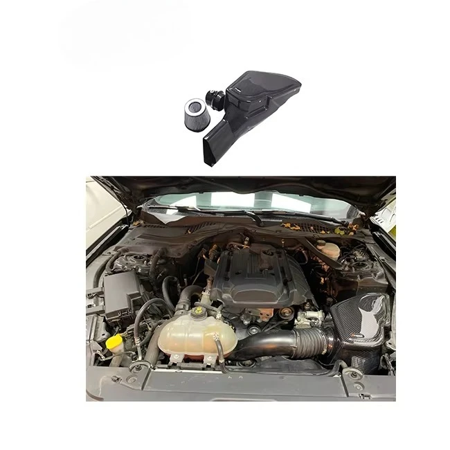 Clean and Clear Surface Texture Dry Carbon Fiber Cold Intake System Mustang 2.3T
Clean and Clear Surface Texture Dry Carbon Fiber Cold Intake System Mustang 2.3T
