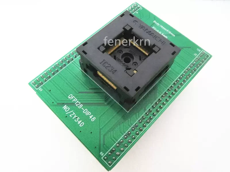 Opentop ZY540A Burn-in Dock Programming Dock Adapter for Li-Kung Chow 5000U SMARTPRO QFP128 cketstest bench
Opentop ZY540A Burn-in Dock Programming Dock Adapter for Li-Kung Chow 5000U SMARTPRO QFP128 cketstest bench