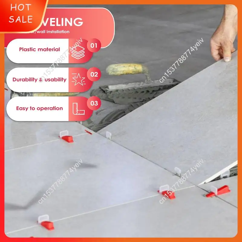 Tile Leveling System Tile Plier Set Tile Spacers Laying Level Wedges Alignment Spacers Clips Tile Tools Set A62X