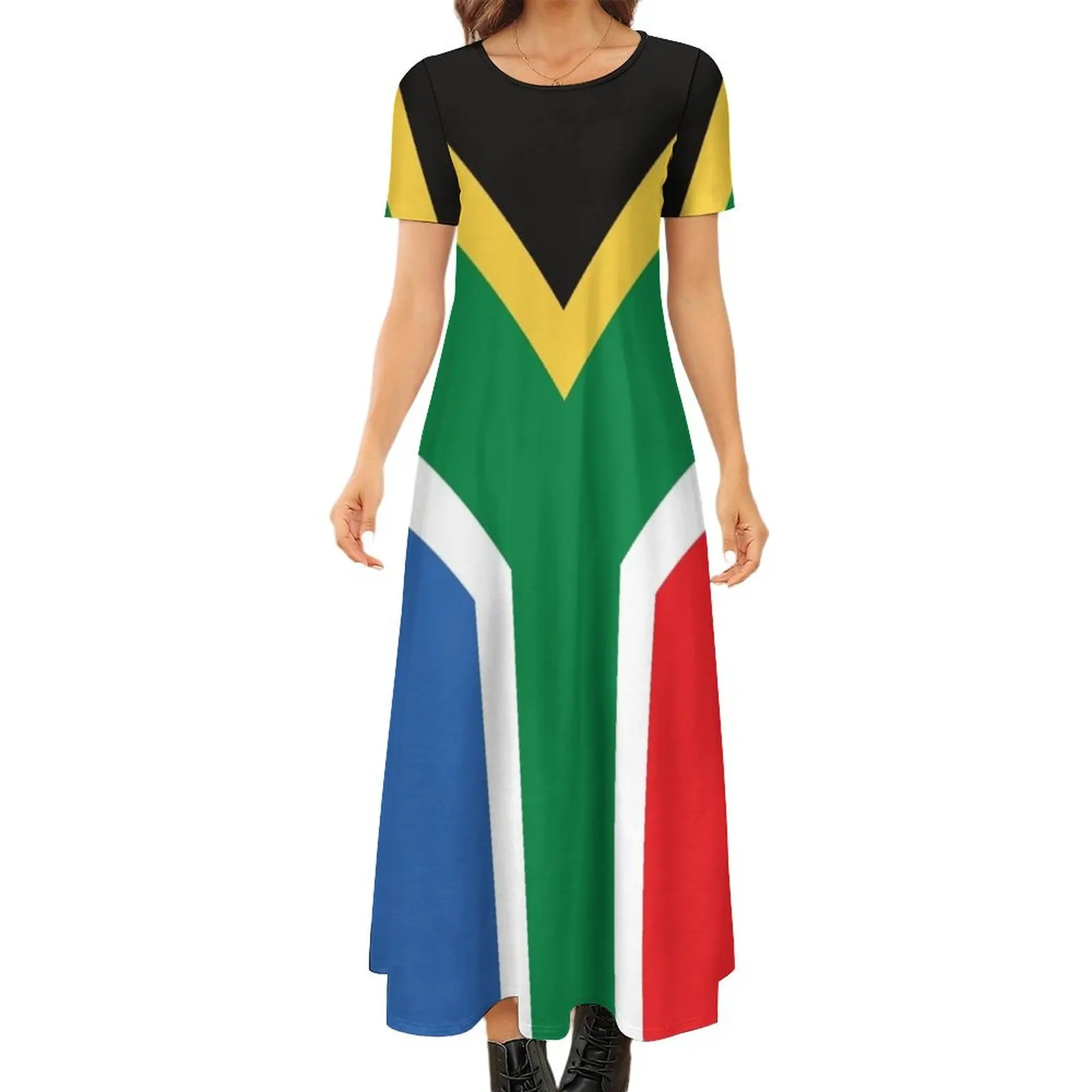 South African Flag Round Neck Short Sleeve Dress elegant party dress for women 2024 luxury evening dresses 2024
South African Flag Round Neck Short Sleeve Dress elegant party dress for women 2024 luxury evening dresses 2024