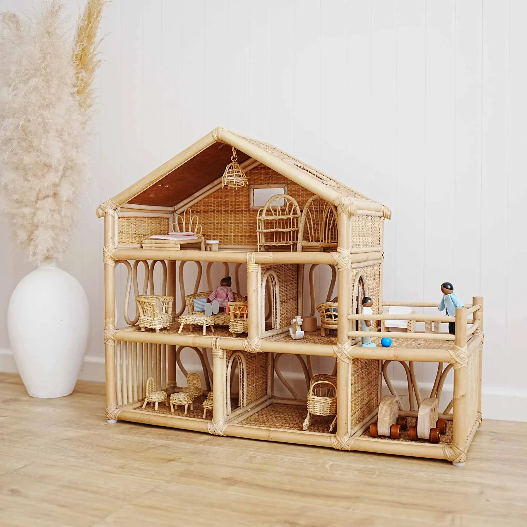 Best-selling handmade rattan dollhouse children's toys with safe children's materials, perfect for birthdays and decorating
Best-selling handmade rattan dollhouse children's toys with safe children's materials, perfect for birthdays and decorating