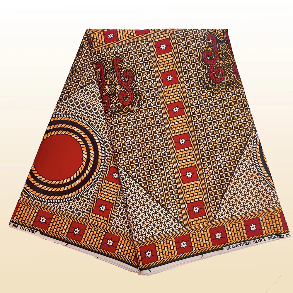 1pc 6 yards Fabric 5.48meter African Wax Fabric,Ghana Kente Design African Printed Wax Fabric Nigeria Ankara Kitenge Pagnes
1pc 6 yards Fabric 5.48meter African Wax Fabric,Ghana Kente Design African Printed Wax Fabric Nigeria Ankara Kitenge Pagnes