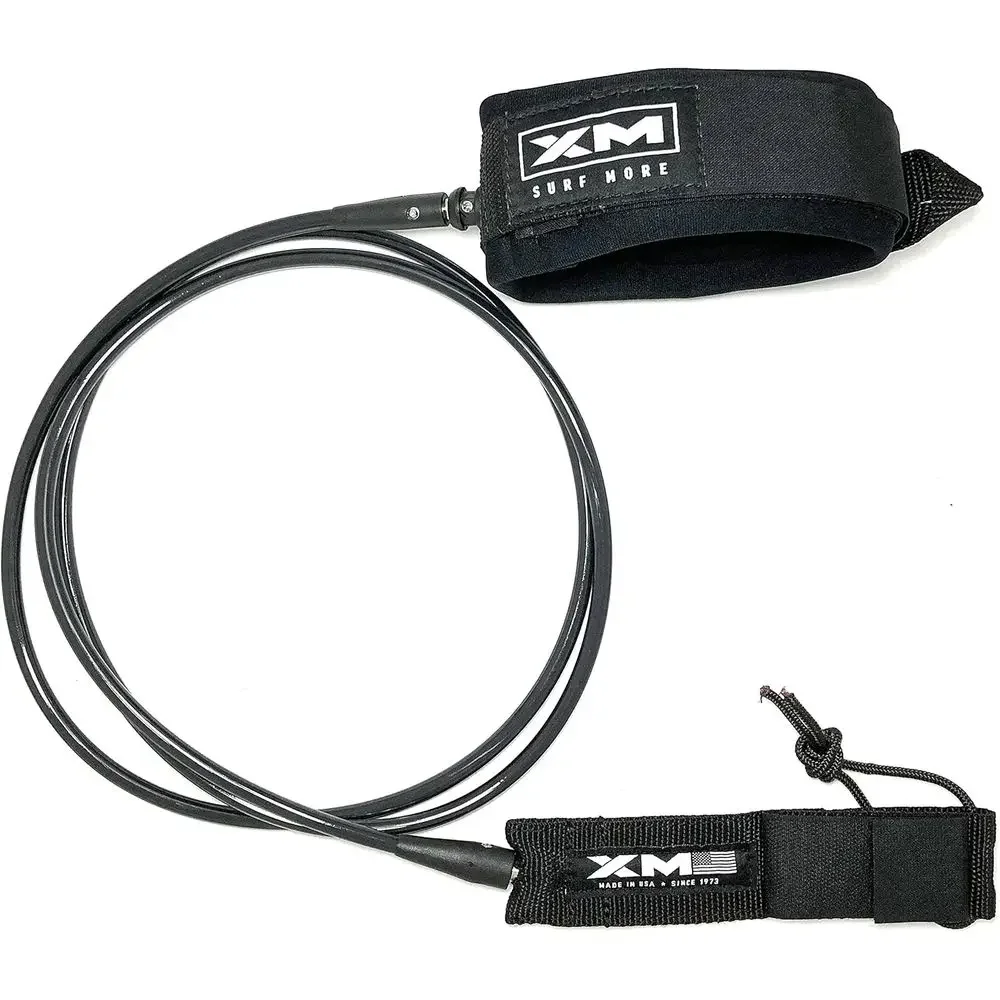 Knee Surfboard Leash 8-12ft, Standard Cord, Select Length & Color, Key Key, Durable Swivels, Detachable Railsaver, USA Made
Knee Surfboard Leash 8-12ft, Standard Cord, Select Length & Color, Key Key, Durable Swivels, Detachable Railsaver, USA Made