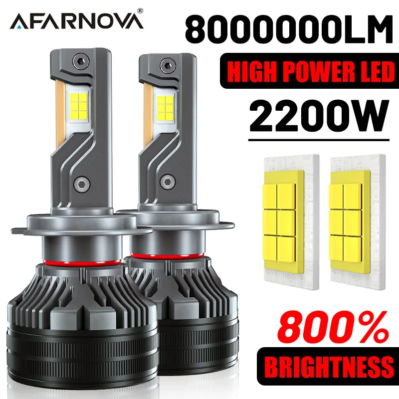 2200W H7 LED Headlights Canbus 880000LM LED Car Bulbs H4 H11 H1 H8 H9 9005 HB3 9006 HB4 9012 HIR2 Turbo Lamp Three Copper Tube
2200W H7 LED Headlights Canbus 880000LM LED Car Bulbs H4 H11 H1 H8 H9 9005 HB3 9006 HB4 9012 HIR2 Turbo Lamp Three Copper Tube