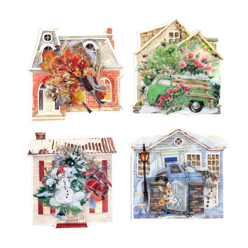6packs/LOT Warm house and comfortable living series cute lovely retro decorative PET sticker
6packs/LOT Warm house and comfortable living series cute lovely retro decorative PET sticker