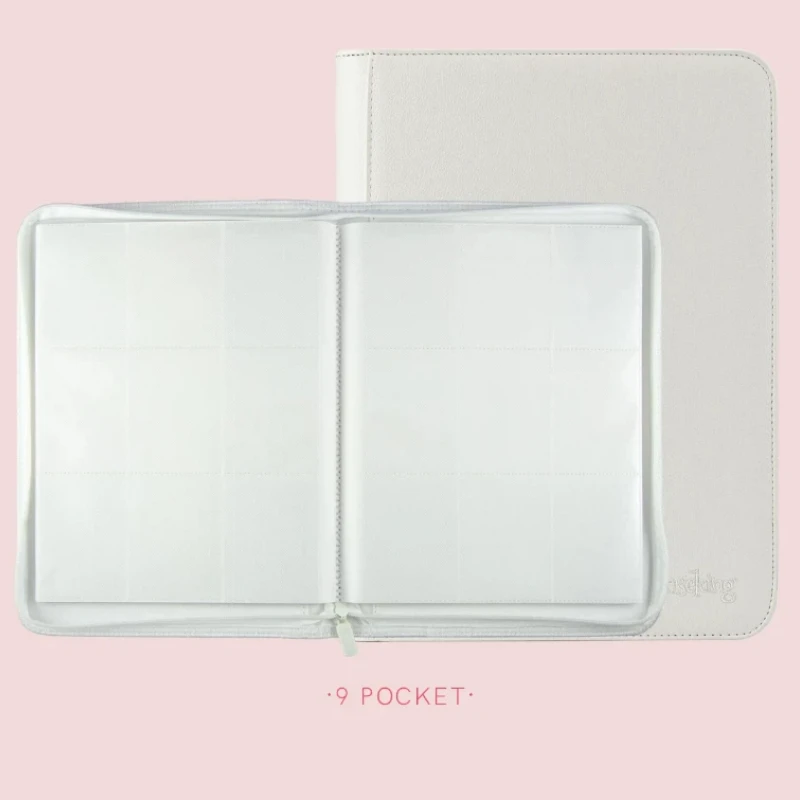 For Pokemon Premium Zipper 4/9/12 Pocket PU Card Binder Aesthetic Pink White Album for Pokemon Cards Game Collection Fan Photos
For Pokemon Premium Zipper 4/9/12 Pocket PU Card Binder Aesthetic Pink White Album for Pokemon Cards Game Collection Fan Photos
