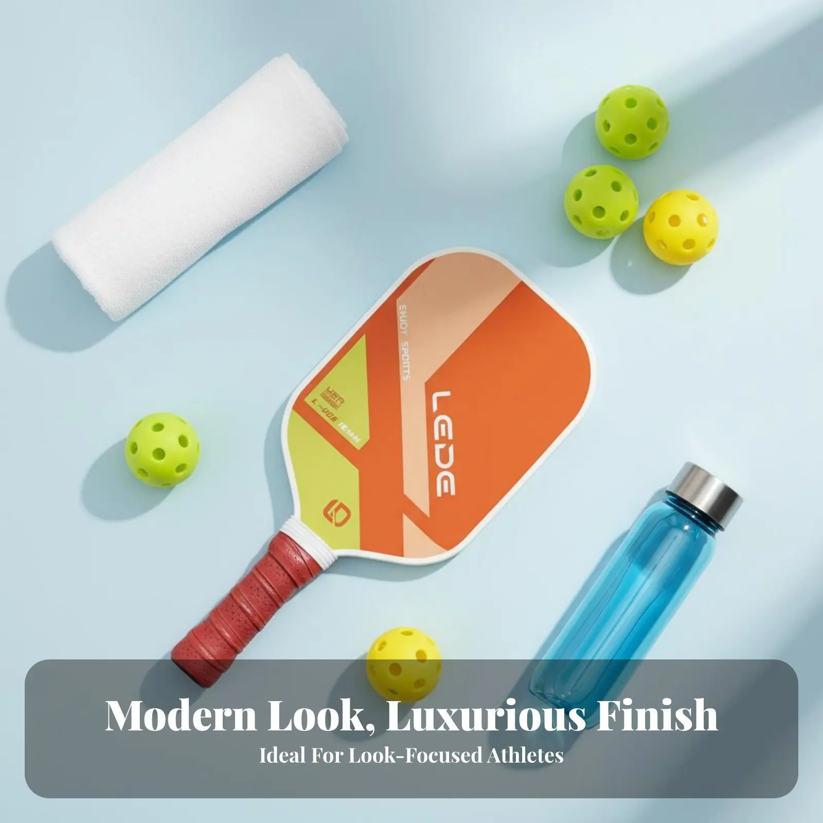 Pickleball Paddle Ergonomic Grip Fiberglass Pickleball Racket Cellular Center Paddle Long-Lasting Enhanced Rotation