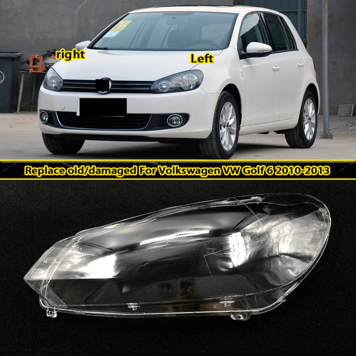 Headlamp Shell Lens Plexiglass For Volkswagen VW Golf 6 2010 2011 2012 2013 Headlight Cover Lamp Shade Transparent Lampshade
Headlamp Shell Lens Plexiglass For Volkswagen VW Golf 6 2010 2011 2012 2013 Headlight Cover Lamp Shade Transparent Lampshade