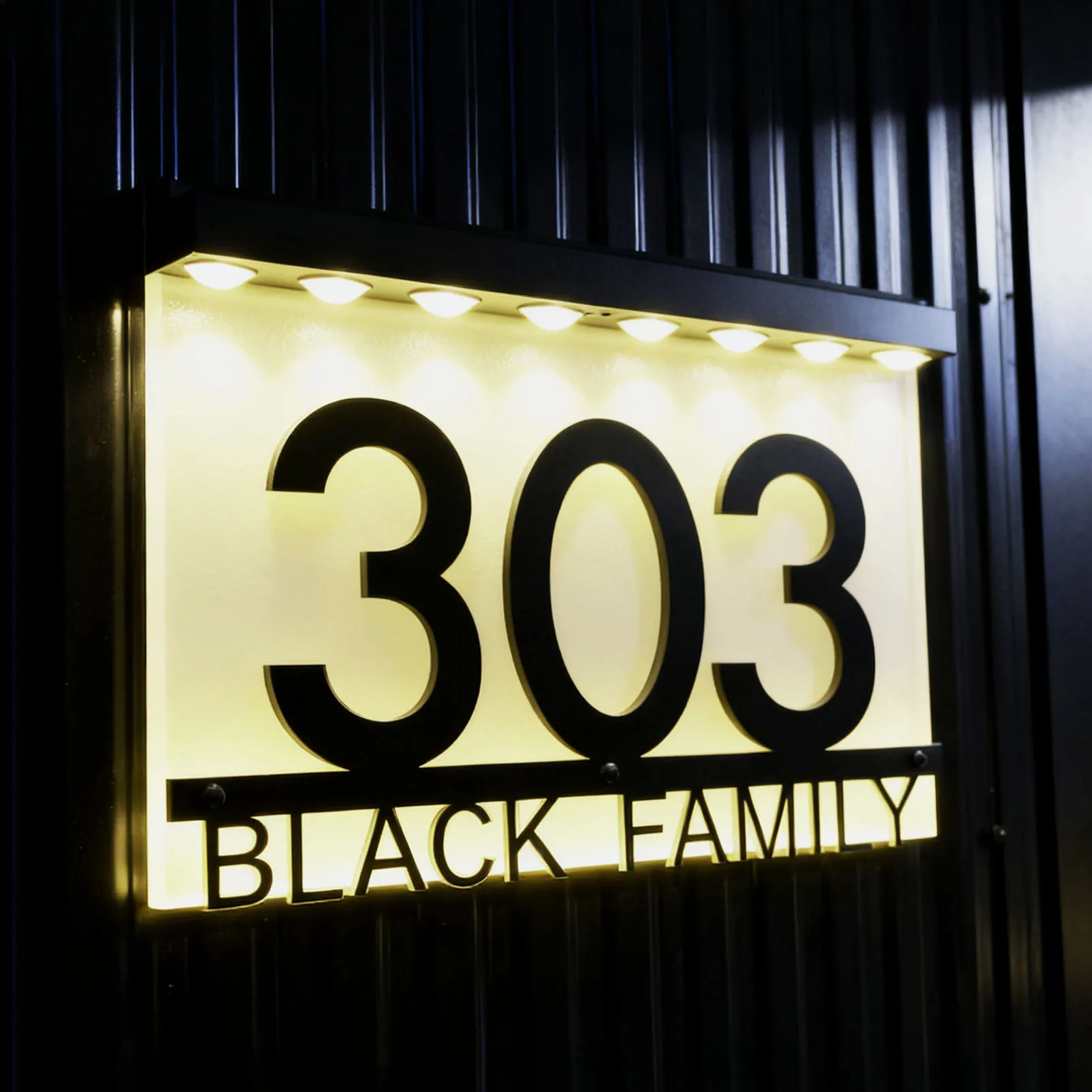 Custom House Sign with 6/8 LED Lamps Luminous House Number Outdoor light Solar led Family Address Sign 3D Laser Cut Door Sign
Custom House Sign with 6/8 LED Lamps Luminous House Number Outdoor light Solar led Family Address Sign 3D Laser Cut Door Sign