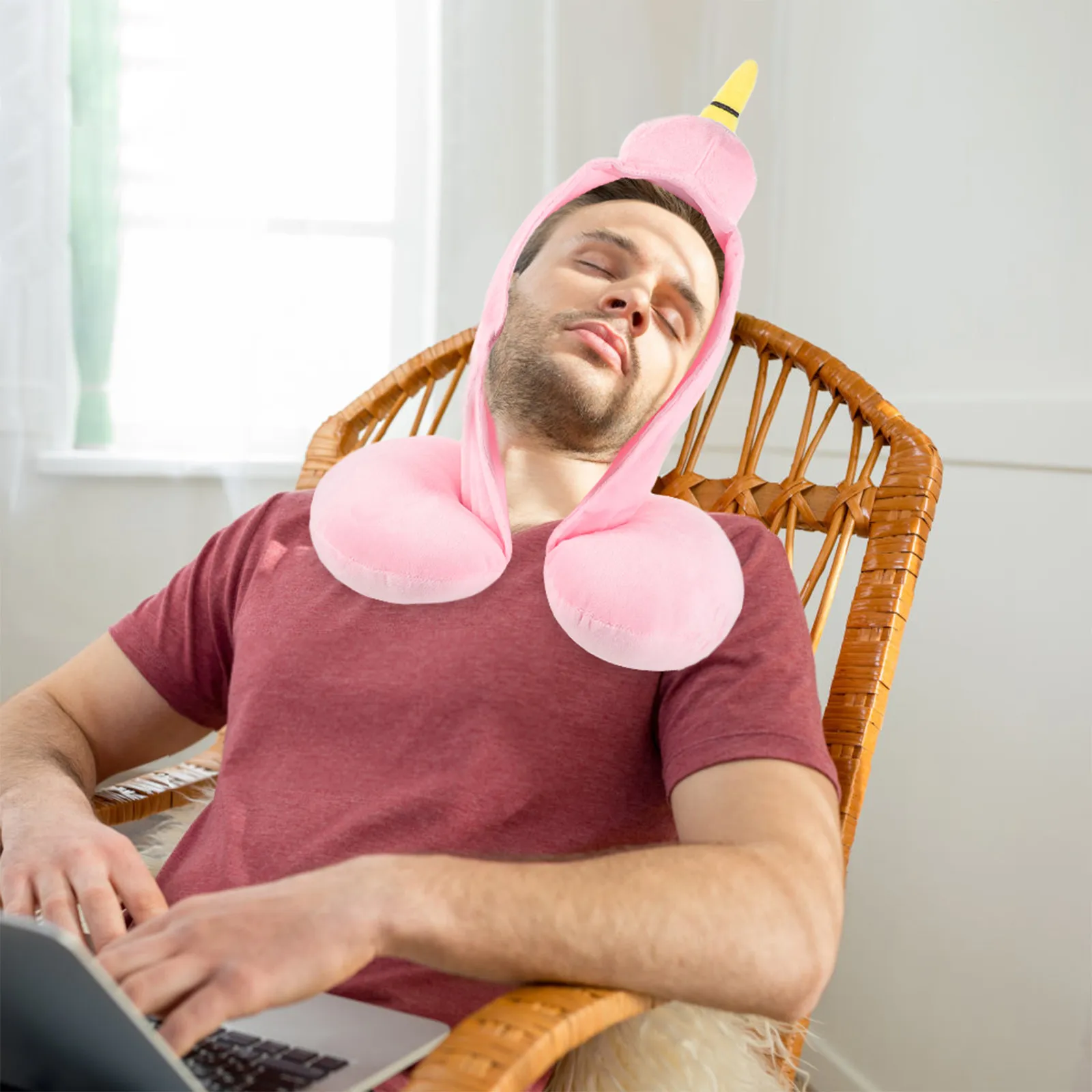 U Shaped Neck Pillow with Hood Premium Memory Foam Travel Pillow for Airplane Car Train Bus Office Home Use Lightweight Portable
U Shaped Neck Pillow with Hood Premium Memory Foam Travel Pillow for Airplane Car Train Bus Office Home Use Lightweight Portable