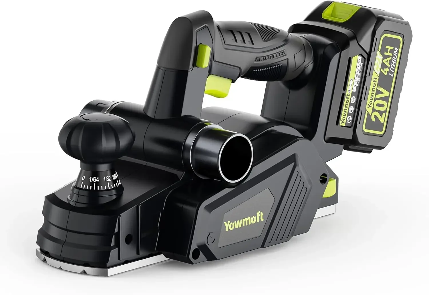 20V Cordless Planer, 3-1/4-Inch Width, 12,000 RPM Electric Planer, 6.2lb Lightweight Cordless Hand Wood Planer with 4Ah Battery,
20V Cordless Planer, 3-1/4-Inch Width, 12,000 RPM Electric Planer, 6.2lb Lightweight Cordless Hand Wood Planer with 4Ah Battery,