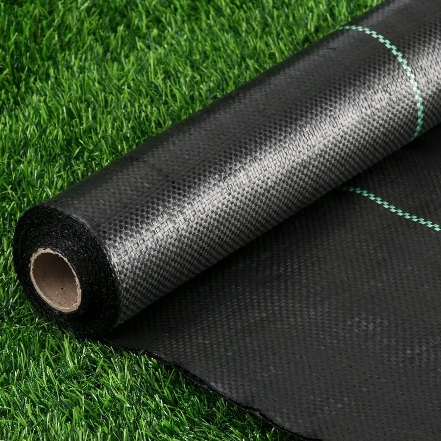 Weed Barrier Landscape Fabric Heavy Duty 1.3FT x 100FT Thicken Garden Fabric Weed Mats Weed Control Garden Cloth Woven Geotexti
Weed Barrier Landscape Fabric Heavy Duty 1.3FT x 100FT Thicken Garden Fabric Weed Mats Weed Control Garden Cloth Woven Geotexti