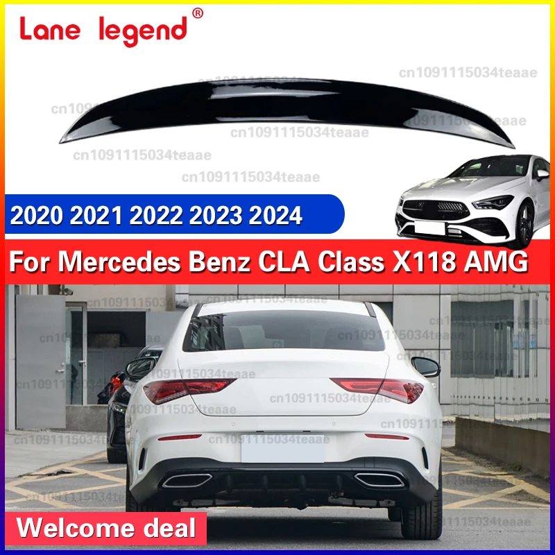 Rear Spoiler Wing For Mercedes-Benz CLA Class X118 CLA200 260 CLA35 CLA45 AMG 2020-2024 Rear Roof Spoiler Wing Body Kits Tuning
Rear Spoiler Wing For Mercedes-Benz CLA Class X118 CLA200 260 CLA35 CLA45 AMG 2020-2024 Rear Roof Spoiler Wing Body Kits Tuning