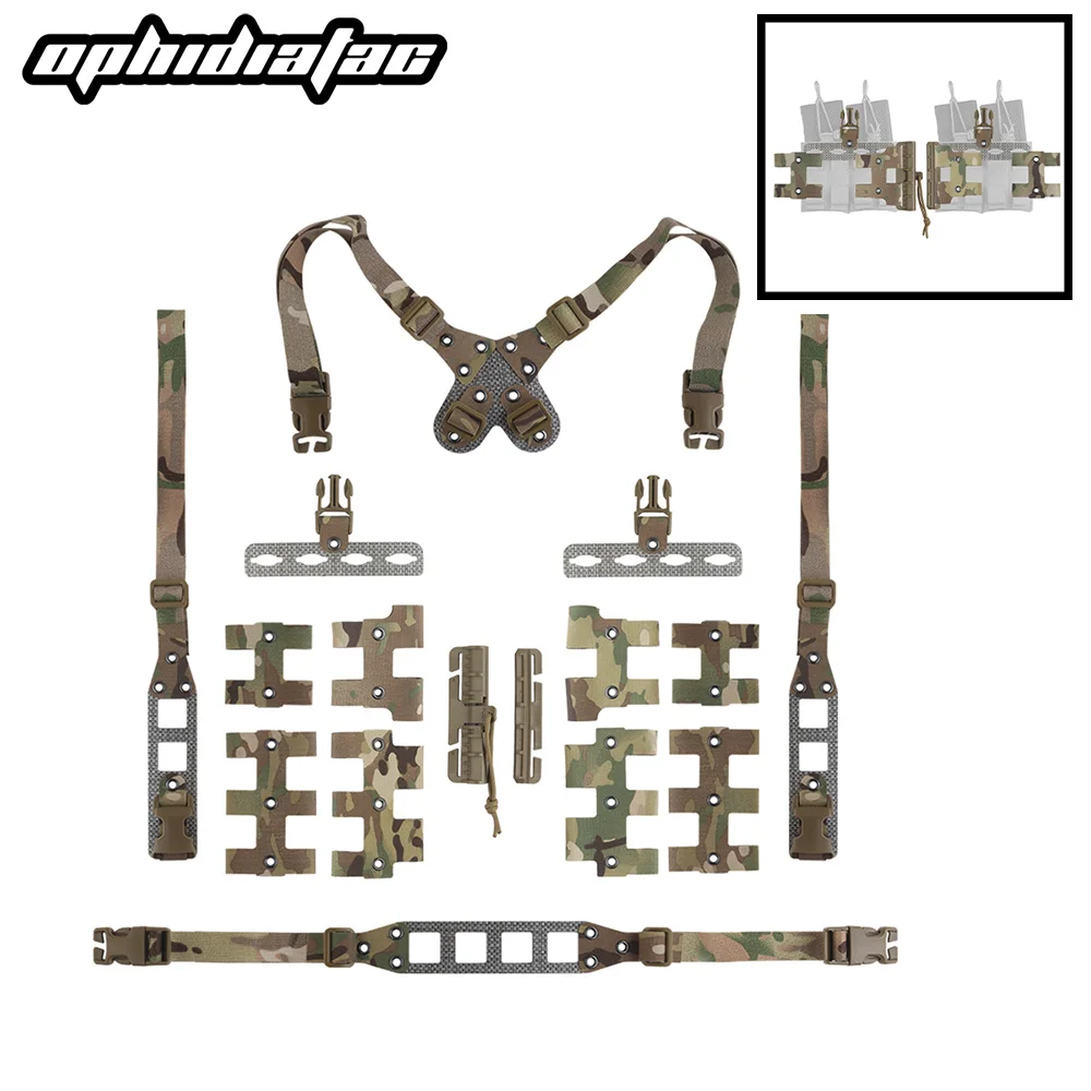OPHIDIANTAC MOLLE System V2 chest hanging modular chest frame free with CS game hunting chest board accessories
OPHIDIANTAC MOLLE System V2 chest hanging modular chest frame free with CS game hunting chest board accessories