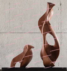 Abstract wood carving handicrafts decorative ornaments sales office exhibition hall entrance solid wood sculpture artwork
Abstract wood carving handicrafts decorative ornaments sales office exhibition hall entrance solid wood sculpture artwork